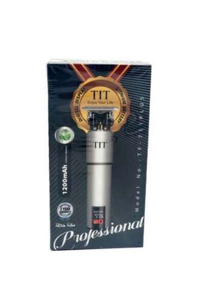 TET ماكينة حلاقة احترافية مع شاشة رقمية وبطارية ليثيوم من TF-711PLU