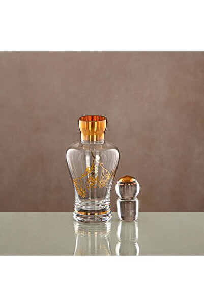 Generic Almarjan Perfume Bottle Clear & Gold 12.5 tola
