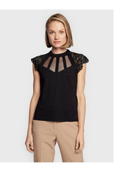 Morgan Γυναικεία Μπλούζα μαύρη MORGAN-DEMANE NOIR