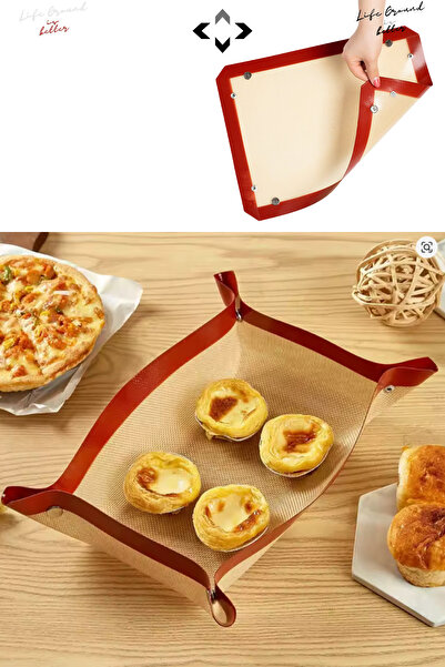 LİGROUND Çitçitli Fireproof Non-Stick Silicone Oven Mat 30X40 cm Baking Dough Pizza Cookie Pastry Mat