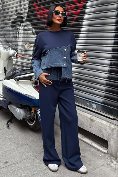 Lijuri Farmer díszítésű aszimmetrikus modális öltöny 10269