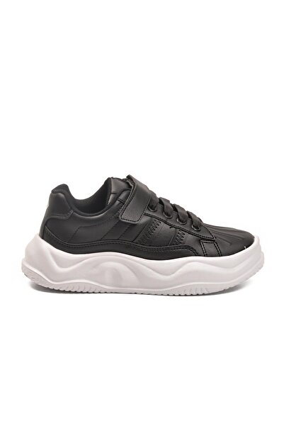 WALKWAY 2033 F Black-White Children's Sports Shoes