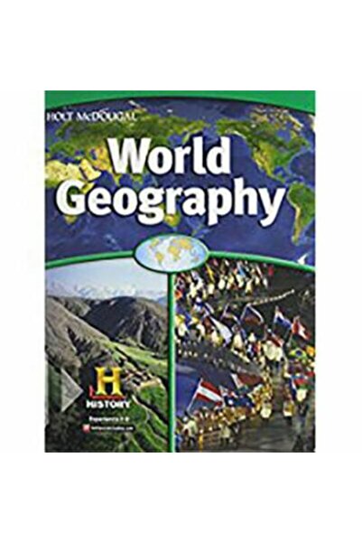 Holt McDougal جغرافيا العالم والتاريخ غلاف مقوى 2012