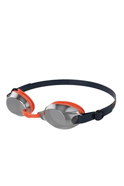 SPEEDO Jet Mirror Gog Ju Navy/orange Unisex Çocuk Turuncu Yüzücü Gözlüğü UNIS...