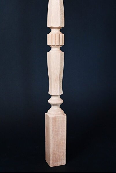 Zafer Aydın Ahşap ZFR-118, Balustru din lemn, 800mm X 55mm X 55mm