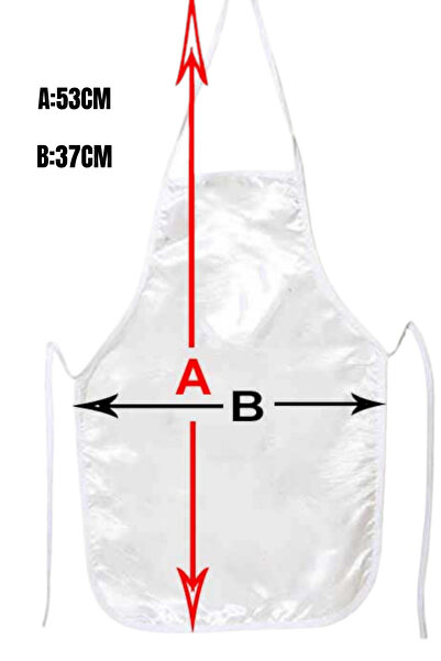 hediye Kişiye Özel Tasarlanabilen Çocuk Beden Beyaz Biyeli Mutfak Önlüğü ve Aşçı Şapkası