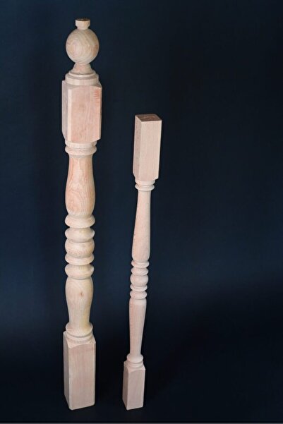 Zafer Aydın Ahşap ZFR-126, Balustru din fag, 800mm X 45mm X 45mm
