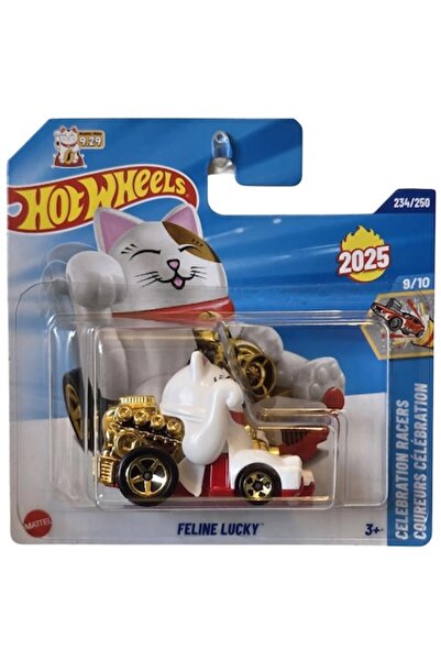 HOT WHEELS Metal Car Feline Lucky White 2025 1:64