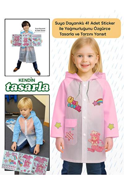 Casabony Design Your Own Girl's Raincoat
