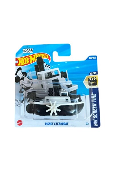 HOT WHEELS Disney Steamboat, white, 1:64 - model 2025