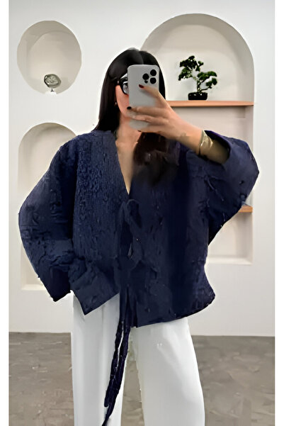 Chef d'atelier Women's Lace-Up Cashmere Lined Poncho