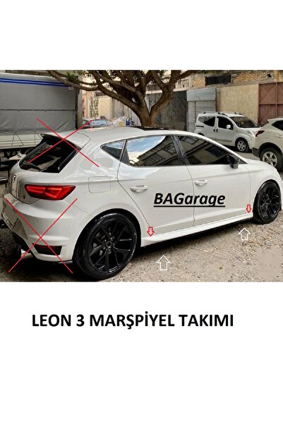 Bodykitartgarage LEON 3 MARŞPİYEL TAKIMI(BOYASIZ)FİBERGLASS