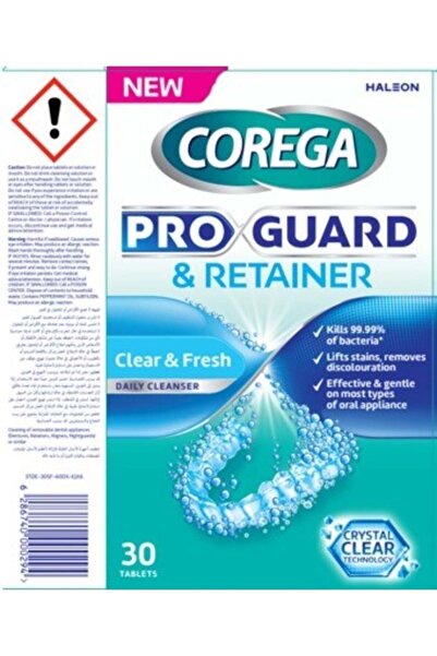 Corega Pro Guard & Retainer (Clear & Fresh) Daily Cleanser 30 Tablets