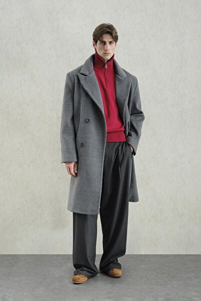 GIESTO ΒΑΣΙΚΟ ΠΑΛΤΟ ΑΝΘΡΑΚΙΤΙΚΟ