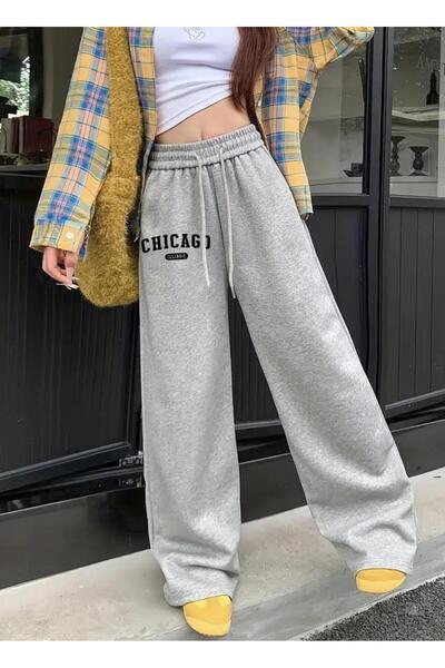 Le Vion Kadın Oversize Bol Paça Pantolon Eşofman Altı