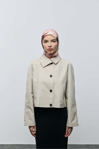 Modakaşmir Eșarfă din bambus cu model marmorat