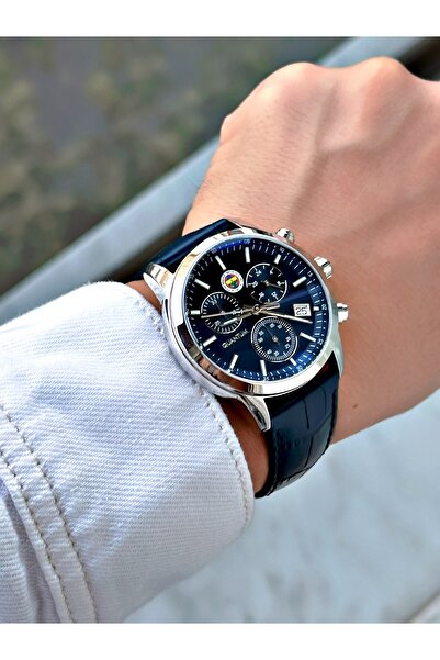 Quantum Fonksiyonları Aktif Deri Kordon Çelik Kasa Orijinal Lisanslı Fenerbahçe Taraftar Erkek Kol Saati