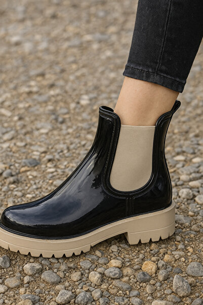 DB Kadın Rahat Kaymaz Taban Yağmur Botu