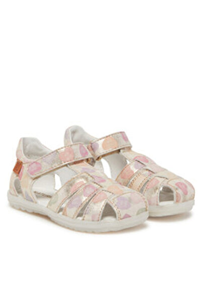 Naturino Σανδάλια για κορίτσια χρυσά NATURINO-1500724 73 SEE HEARTS PLATINUM S