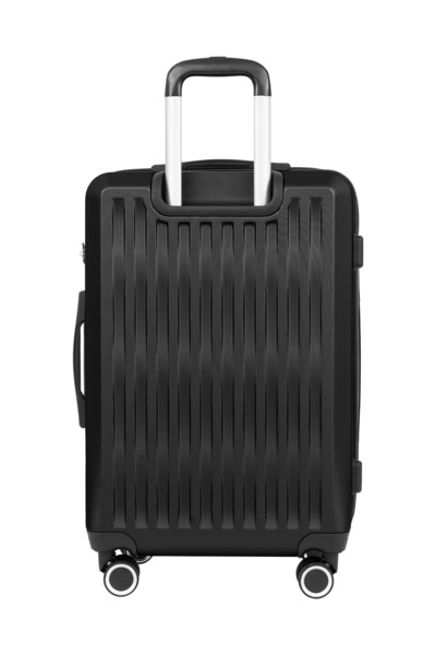 PARAJOHN Nexus 28-Inch Large ABS Hard Case Checked-In Luggage Trolley Bag with 8 Spinner Wheels and Lock