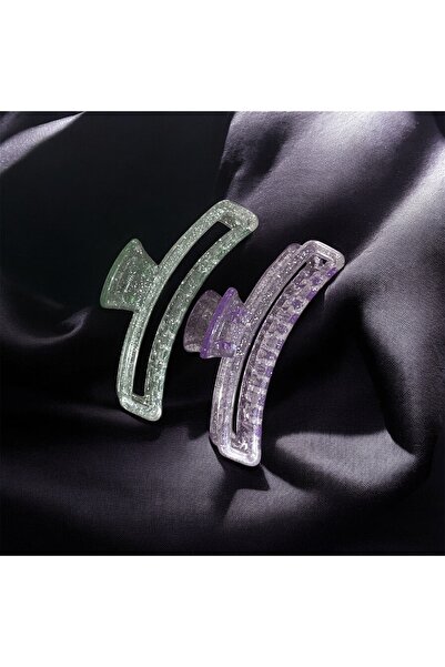 Store 2-Piece Glitter Latch Buckle