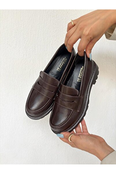 HCO Kaymaz Taban Kadın Oxford Loafer Ayakkabı