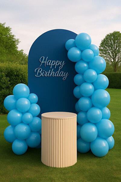Zayna's 30Pcs Pastel Tone Blue Color 12Inch Blue Balloon-Birthday Party Ornaments Balloon