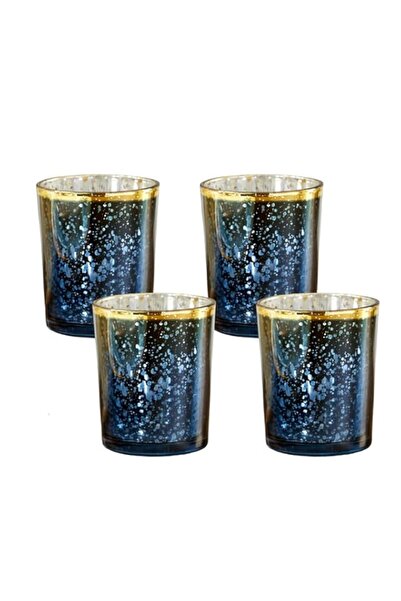 Generic Brand Kate Aspen Wedding/Party Decorative glass (Set of 4) UNIT Blue ...