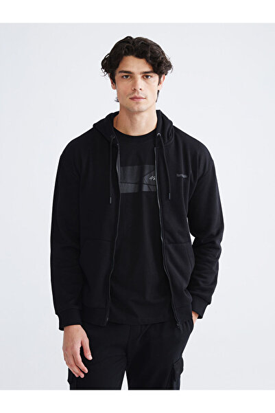 LC Waikiki Alegeri strălucitoare de la Shining Store |   cu glugă Hanorac pentru bărbați cu fermoar tricou