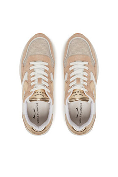 Voile Blanche Γυναικεία Αθλητικά Παπούτσια μπεζ VOILE BLANCHE-2018651 1E07 ΜΠΕΖ-ΠΛΑΤΙΝΕΝΙΟ-ΥΠΟΛΕΜΙΚΟ