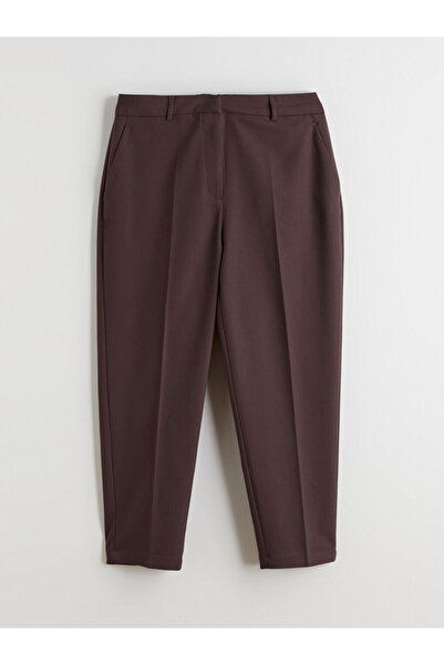 LC Waikiki Brown Standard Fit Cigarette Women's Pants