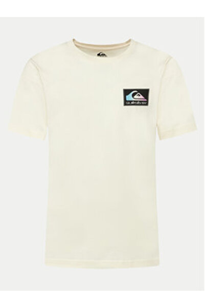 Quiksilver Ανδρικό T-Shirt μπεζ QUIKSILVER-EQYZT07605-WDW0 BIRCH
