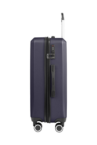 PARAJOHN Nexus 24-Inch Medium ABS Hard Case Checked-In Luggage Trolley Bag with 8 Spinner Wheels and Lock