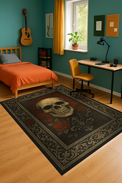 Rugs Modern Halı MOSSO Μοντέρνο Διακοσμητικό Χαλί με Μοτίβα Τριαντάφυλλων και...