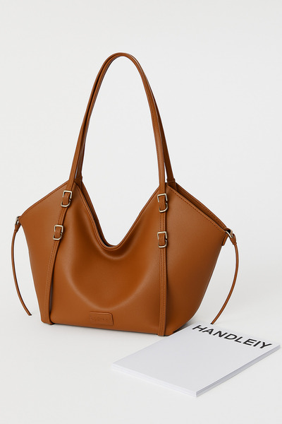 Handley Τσάντα ώμου με διπλή λαβή και λεπτομέρεια από σιδερένια πόρπη