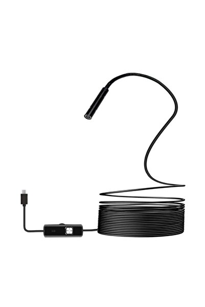 AteşTech 15 Metre Yılan Kamera | Android Uyumlu, Su Geçirmez Endoskop Kamera,...