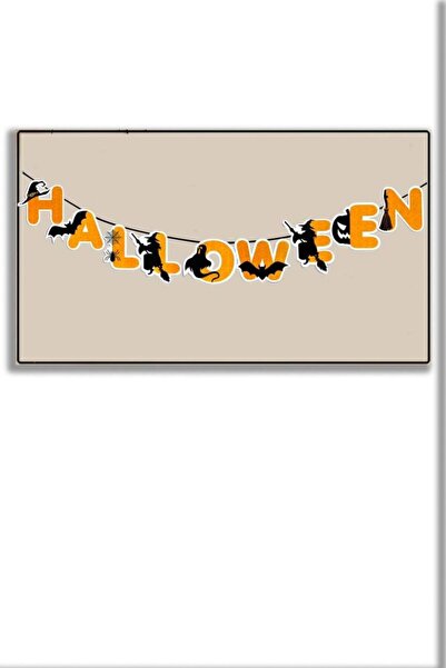 Neskuk Halloween Written Paper Banner |   Halloween Party Decoration |   Halloween Wall Decoration |   Paper Ornament
