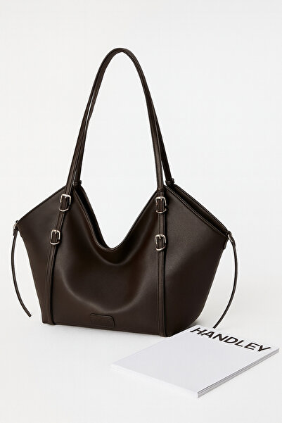 Handley Τσάντα ώμου με διπλή λαβή και λεπτομέρεια από σιδερένια πόρπη