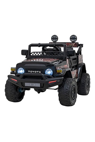 NOVOKIDS NOVOKIDS™ Toyota FJ Cruiser SUV 4X4 Battery-Powered Electric Ride-On Car for Kids, Black