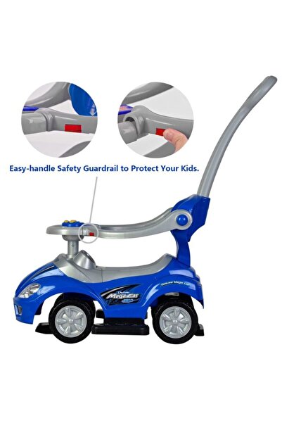 NOVOKIDS Masinuta copii si bebe NOVOKIDS™ MegaCar, Albastru