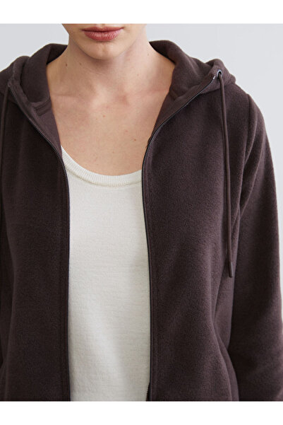 LC Waikiki Sparkling Selections from Shining Store |   Hooded Women's Zippered Sweatshirt