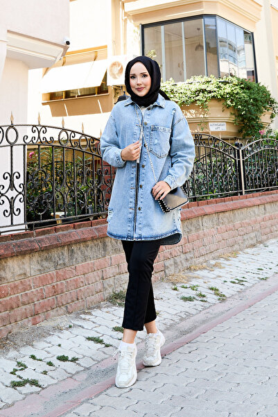 EBRUTESETTÜR Back Printed Denim Jacket