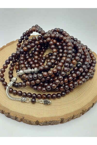 Yasamtohumu سبحة ذكر من خشب الجوز 500 حبة 6 مم (56910)