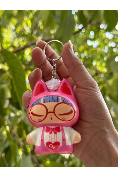 PARLAK EVREN سلسلة مفاتيح ناعمة وزينة للحقائب