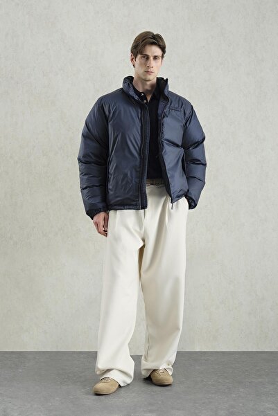 GIESTO معطف أسود داكن قابل للنفخ