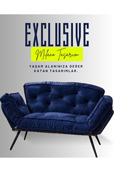 AVYNA Mekanizmalı Yataklı İkili Kanepe | Premium Katlanır Çekyat Koltuk | Mod...