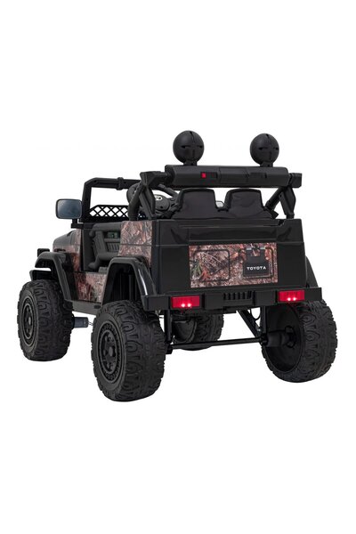 NOVOKIDS NOVOKIDS™ Toyota FJ Cruiser SUV 4X4 Battery-Powered Electric Ride-On Car for Kids, Black