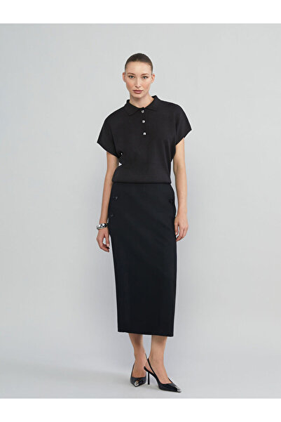 LC Waikiki Sparkling Choices from Shining Store |   Buy Zippered Slit Skirt