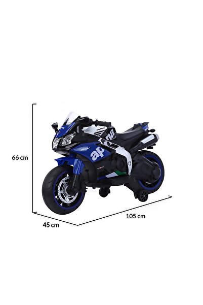 NOVOKIDS NOVOKIDS™ Aprilia Austin Edition Battery-Powered Electric Motorcycle for Kids, Blue