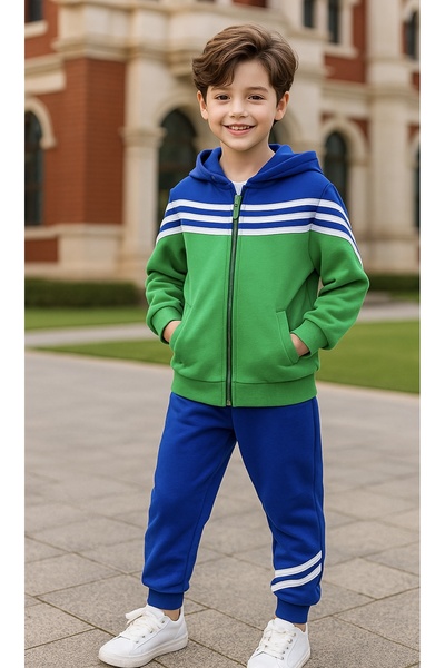 Calisa Unisex Boys and Girls Sibling Matching Tracksuit Set